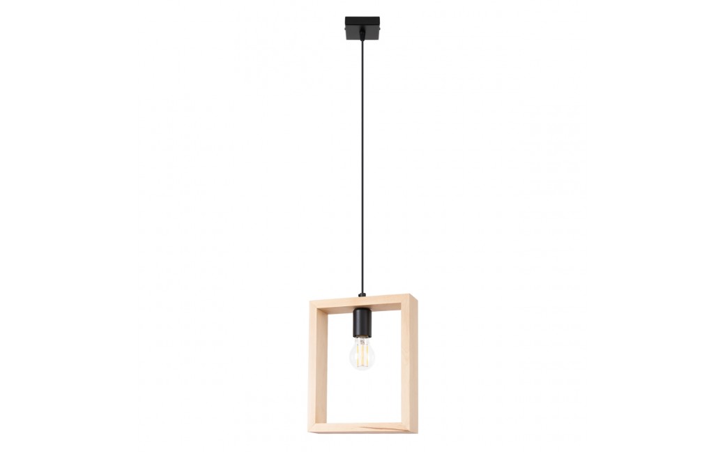 Sollux Lampa wisząca ARIES naturalne drewno SL.1310