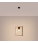 Pendant lamps - Sollux ARIES natural wood pendant lamp SL.1310 - product 3