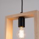 Sollux Lampa wisząca ARIES naturalne drewno SL.1310