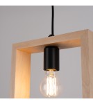 Pendant lamps - Sollux ARIES natural wood pendant lamp SL.1310 - product 6