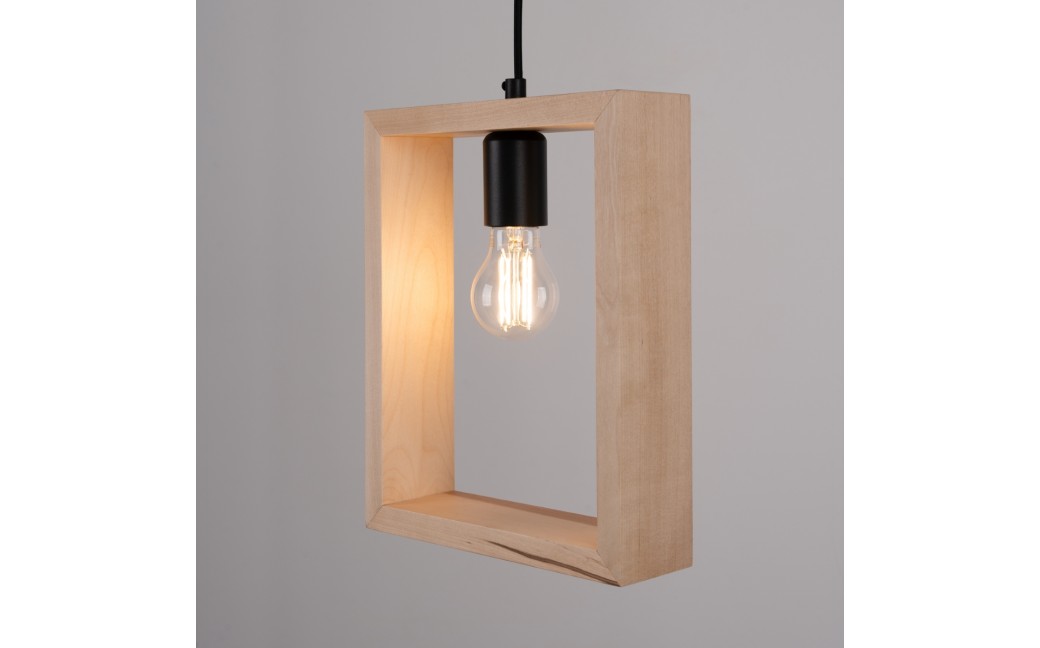 Sollux Lampa wisząca ARIES naturalne drewno SL.1310