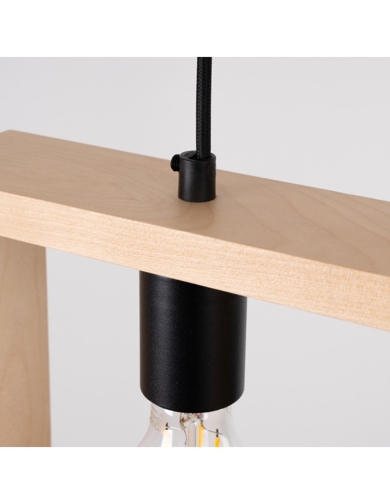 Pendant lamps - Sollux ARIES natural wood pendant lamp SL.1310 - product kolory-swiatla.pl 9