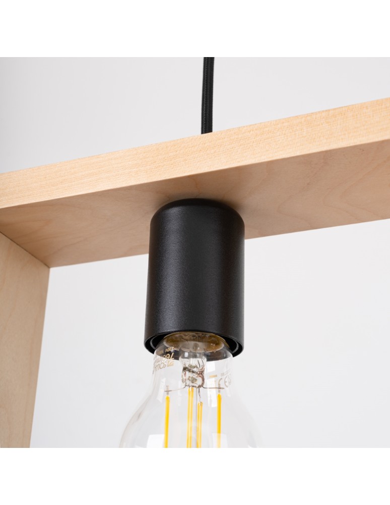 Pendant lamps - Sollux ARIES natural wood pendant lamp SL.1310 - product kolory-swiatla.pl 11