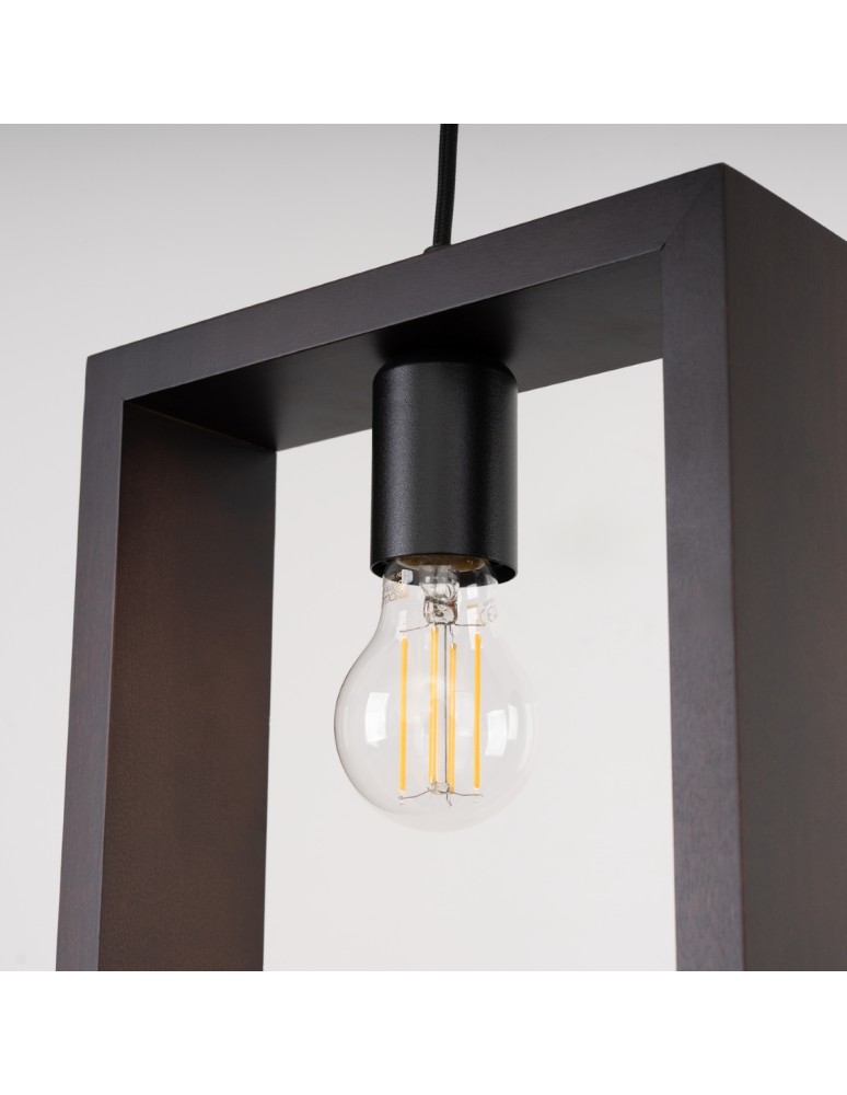 Pendant lamps - Sollux ARIES wenge pendant lamp SL.1311 - product kolory-swiatla.pl 8