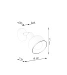 Wall lamps - Sollux Wall lamp ELBA white SL.1313 - product 10