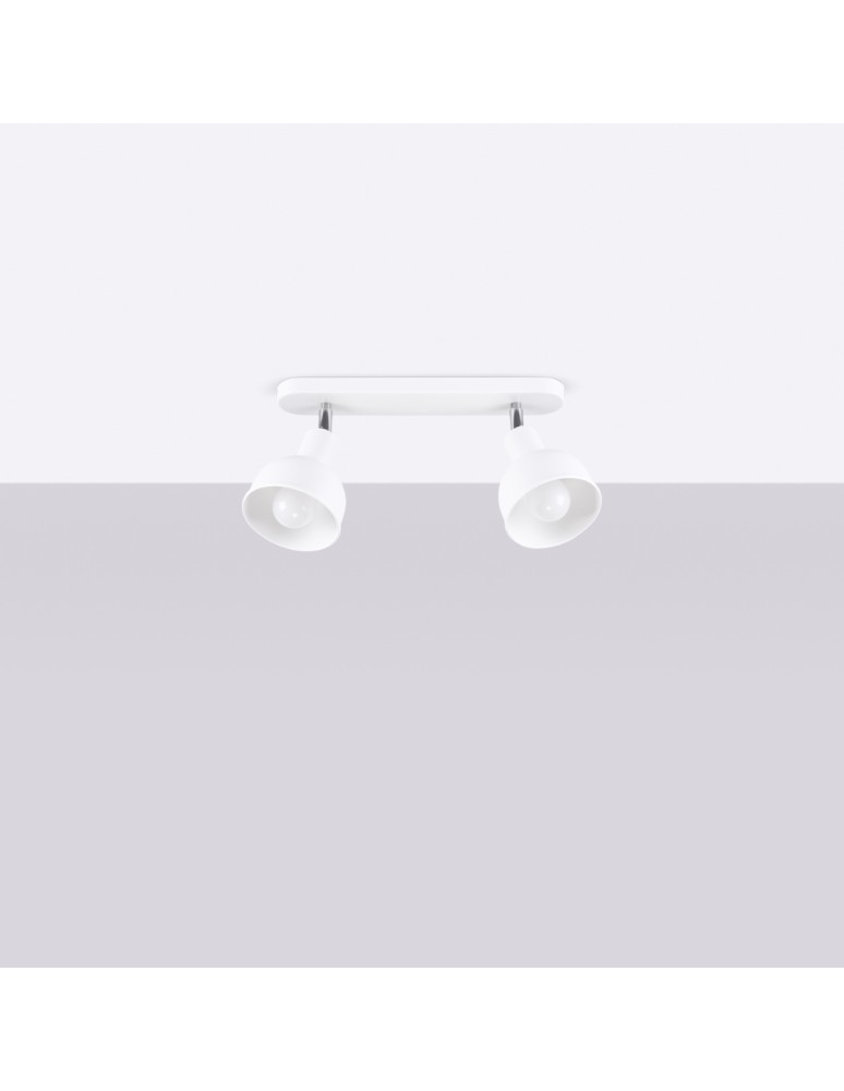 Adjustable ceiling lamps - spots - Sollux Plafond ELBA 2 white SL.1314 - product kolory-swiatla.pl 2