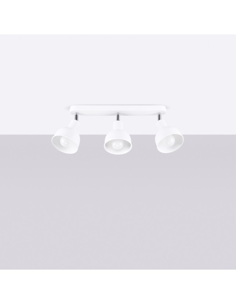 Adjustable ceiling lamps - spots - Sollux Plafond ELBA 3 white SL.1315 - product kolory-swiatla.pl 2