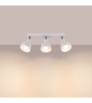 Adjustable ceiling lamps - spots - Sollux Plafond ELBA 3 white SL.1315 - product 3