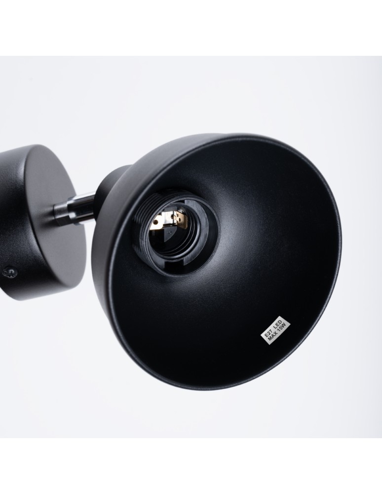 Wall lamps - Sollux Wall lamp ELBA black SL.1316 - product kolory-swiatla.pl 5