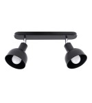 Adjustable ceiling lamps - spots - Sollux Plafond ELBA 2 black SL.1317 - product 1