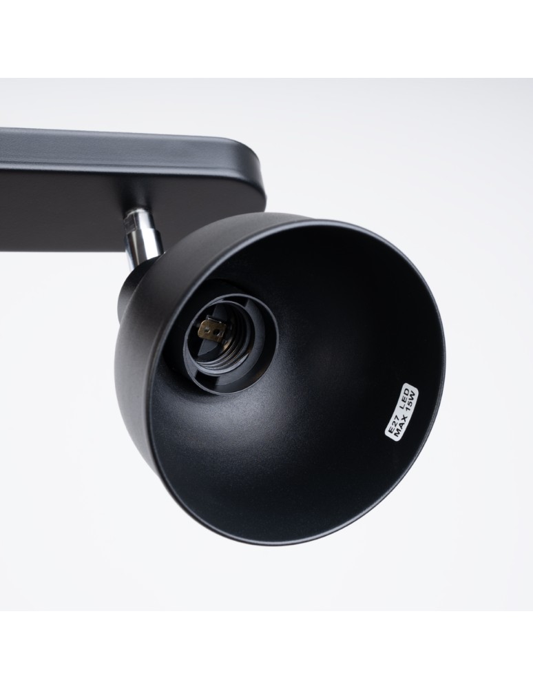 Adjustable ceiling lamps - spots - Sollux Plafond ELBA 2 black SL.1317 - product kolory-swiatla.pl 5