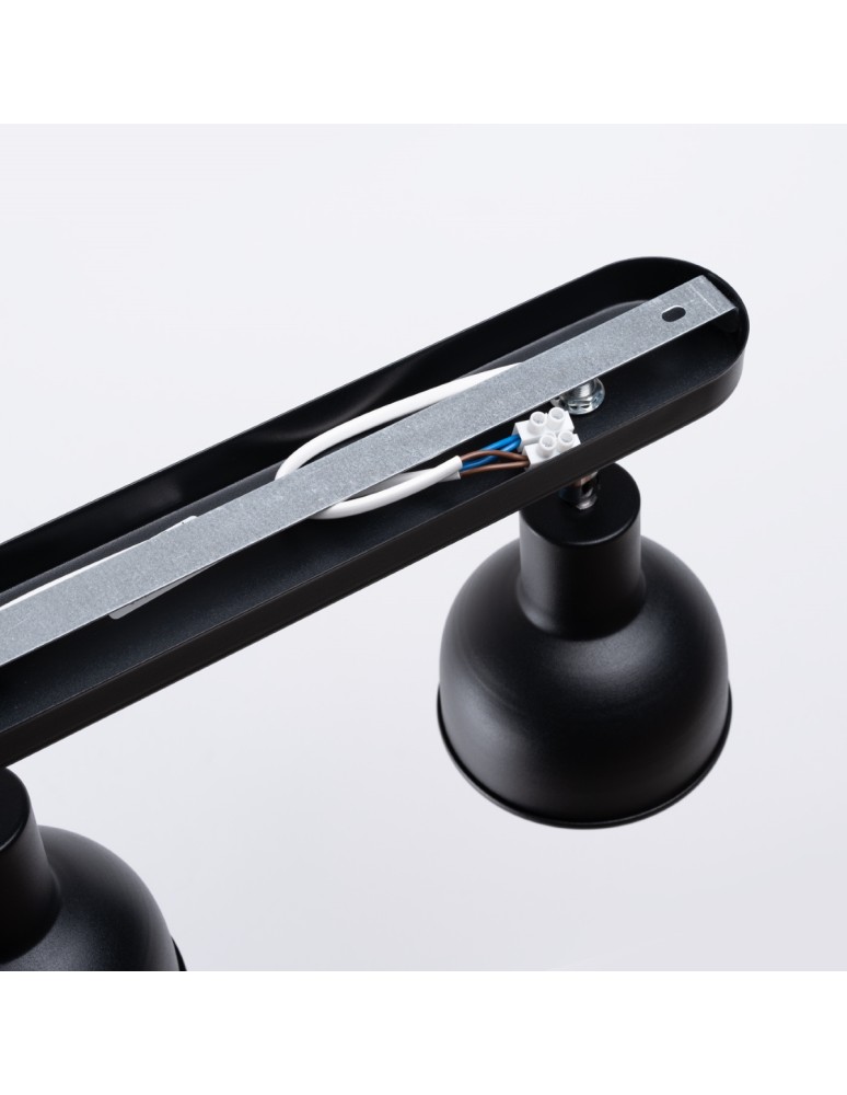 Adjustable ceiling lamps - spots - Sollux Plafond ELBA 2 black SL.1317 - product kolory-swiatla.pl 8