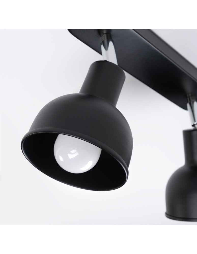 Adjustable ceiling lamps - spots - Sollux Plafond ELBA 2 black SL.1317 - product kolory-swiatla.pl 9