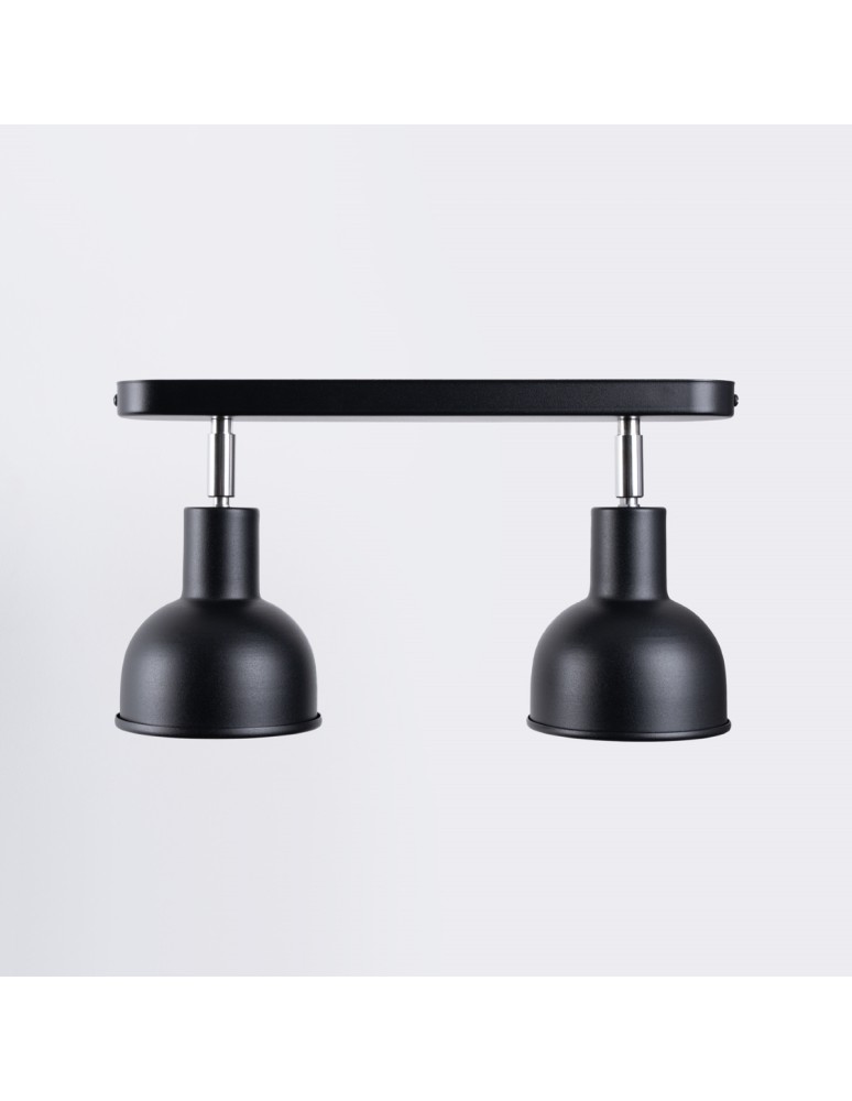 Adjustable ceiling lamps - spots - Sollux Plafond ELBA 2 black SL.1317 - product kolory-swiatla.pl 11