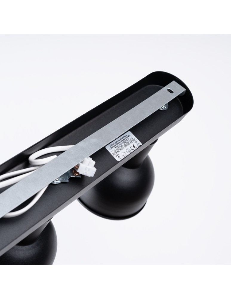 Adjustable ceiling lamps - spots - Sollux Plafond ELBA 3 black SL.1318 - product kolory-swiatla.pl 7