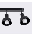 Adjustable ceiling lamps - spots - Sollux Plafond ELBA 3 black SL.1318 - product 10