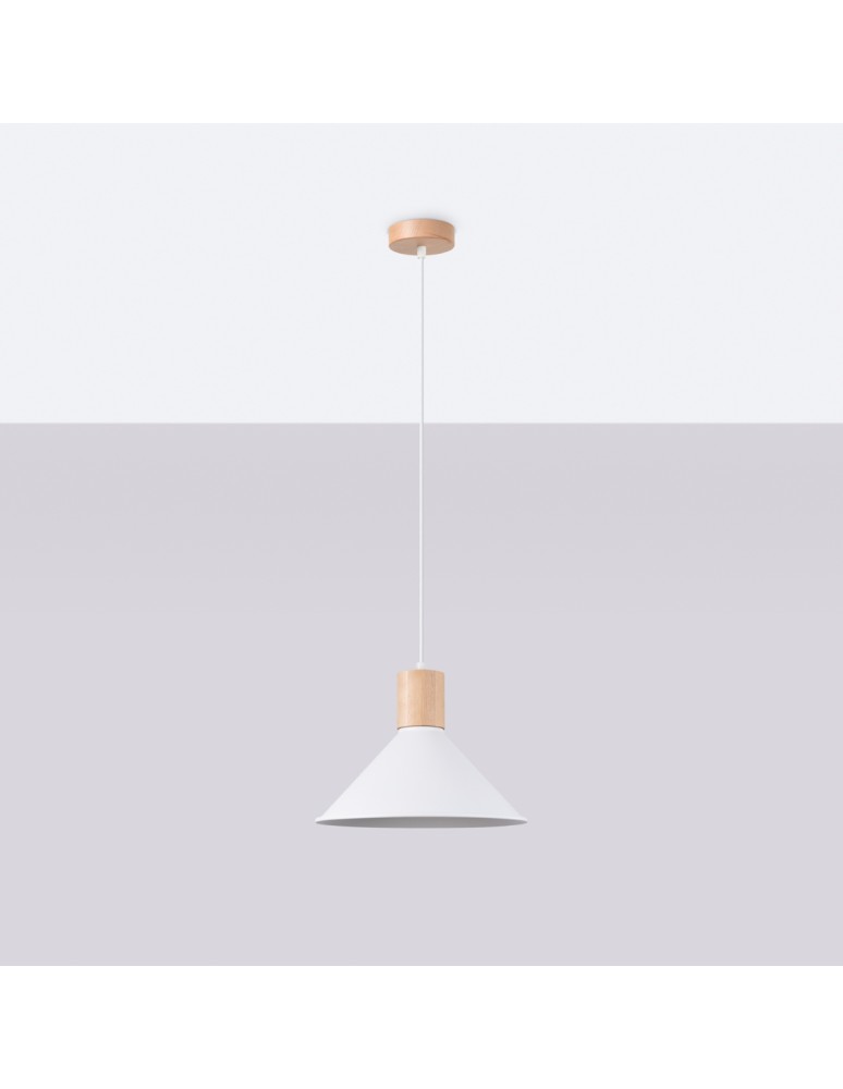 Pendant lamps - Sollux JAGA pendant lamp white SL.1319 - product kolory-swiatla.pl 2