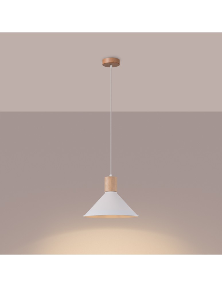 Pendant lamps - Sollux JAGA pendant lamp white SL.1319 - product kolory-swiatla.pl 3