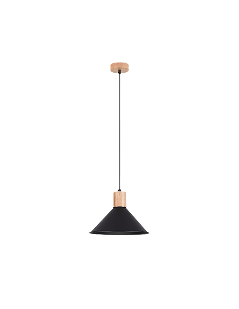 Pendant lamps - Sollux JAGA pendant lamp black SL.1320 - product kolory-swiatla.pl 1
