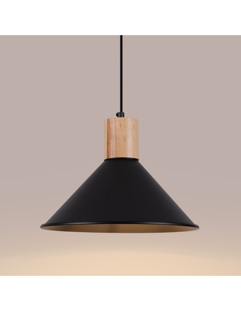 Pendant lamps - Sollux JAGA pendant lamp black SL.1320 - product kolory-swiatla.pl 7