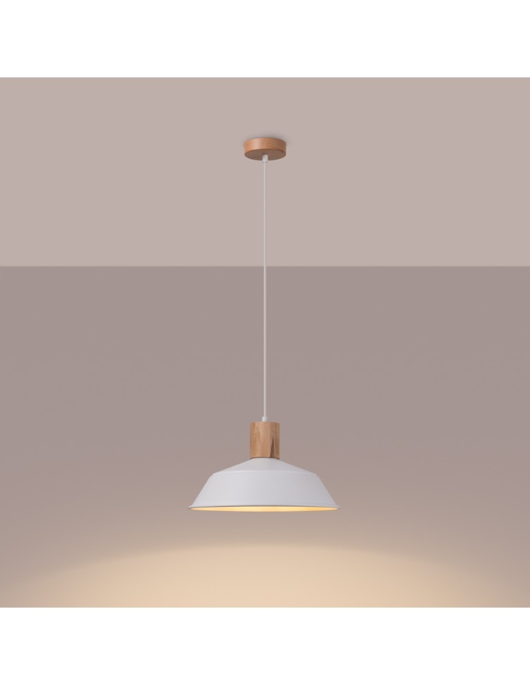 Pendant lamps - Sollux FANO pendant lamp white SL.1321 - product kolory-swiatla.pl 3