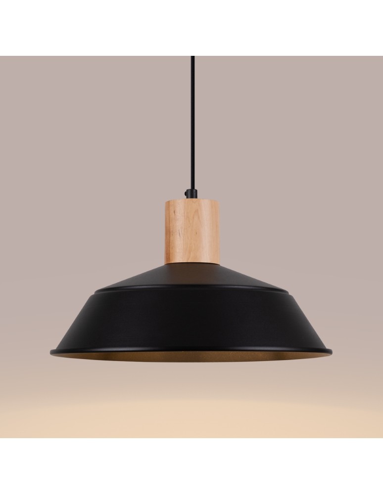 Pendant lamps - Sollux FANO pendant lamp black SL.1322 - product kolory-swiatla.pl 8