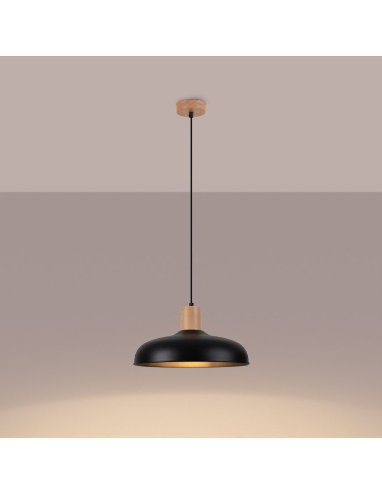 Pendant lamps - Sollux INDY pendant lamp black SL.1324 - product kolory-swiatla.pl 3