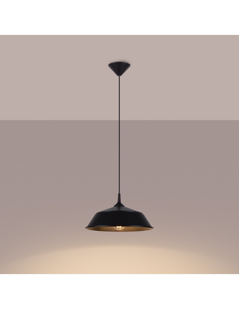 Pendant lamps - Sollux FRIKA pendant lamp black SL.1328 - product kolory-swiatla.pl 3