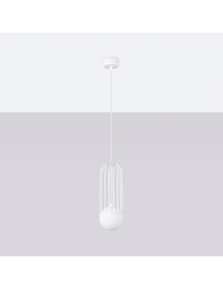 Pendant lamps - Sollux BRINA 1 pendant lamp white SL.1331 - product kolory-swiatla.pl 2