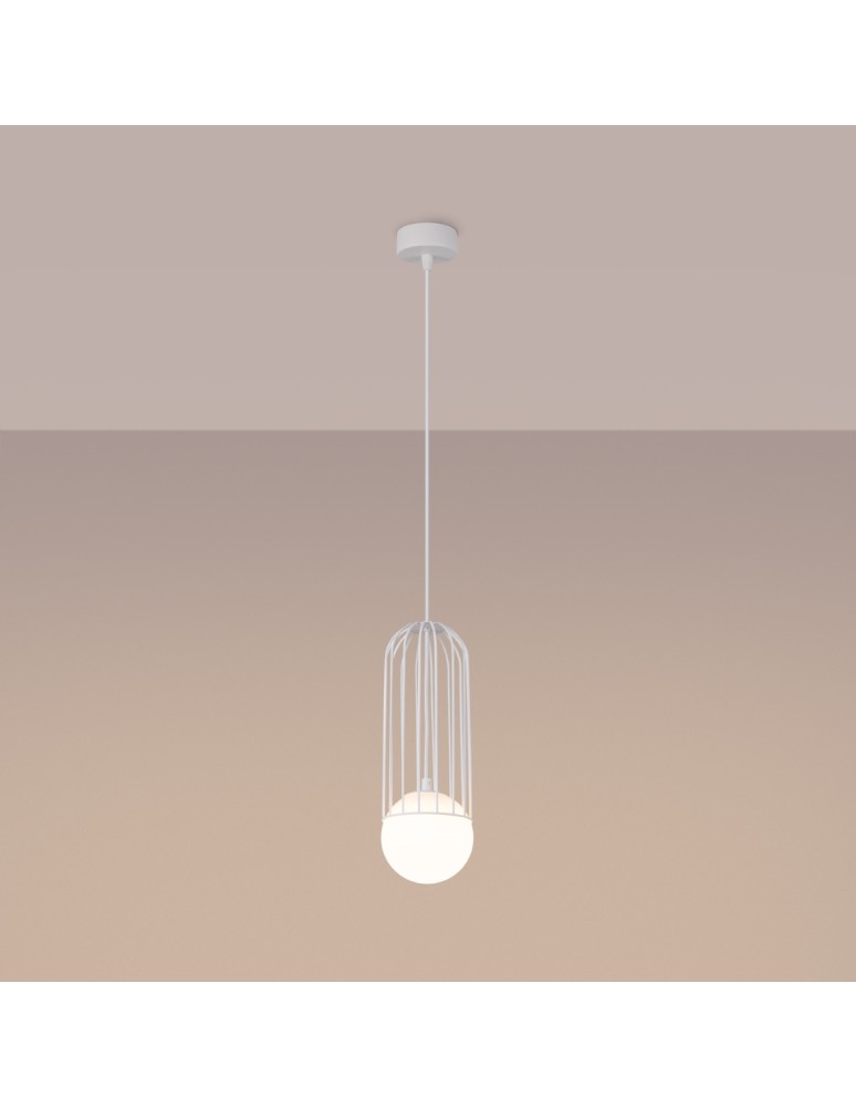 Pendant lamps - Sollux BRINA 1 pendant lamp white SL.1331 - product kolory-swiatla.pl 3