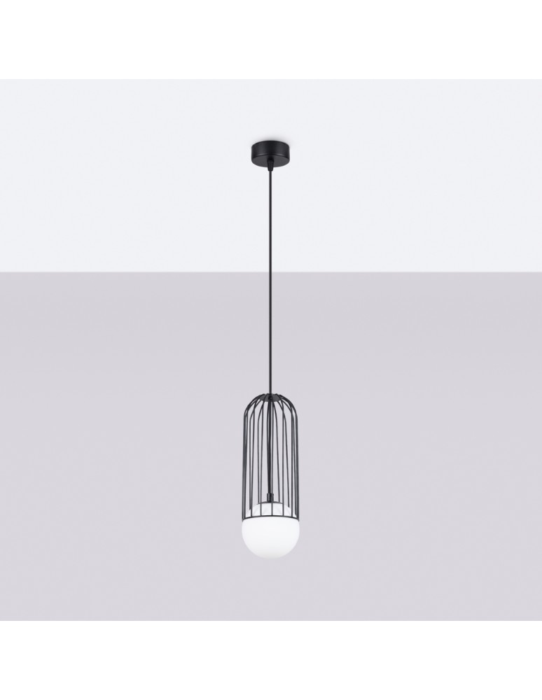 Pendant lamps - Sollux BRINA 1 pendant lamp black SL.1332 - product kolory-swiatla.pl 2