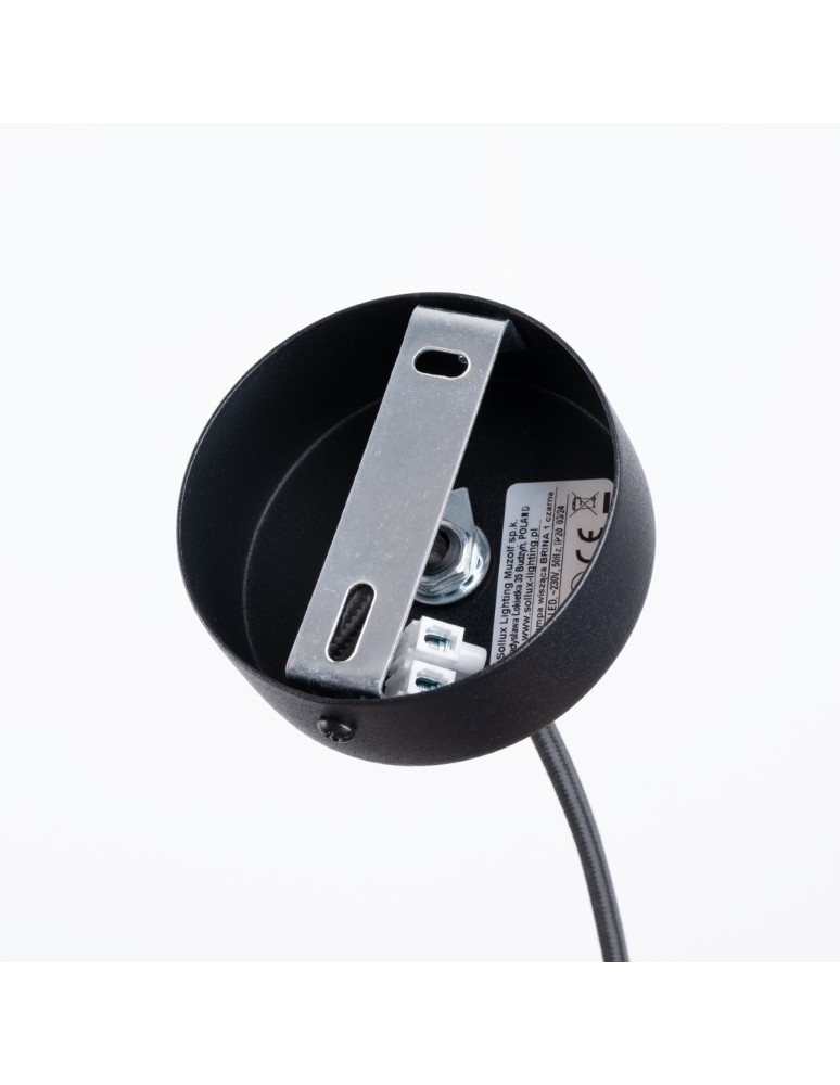 Pendant lamps - Sollux BRINA 1 pendant lamp black SL.1332 - product kolory-swiatla.pl 4
