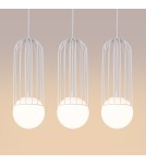Pendant lamps on a strip - Sollux BRINA 3L pendant lamp white SL.1333 - product 5