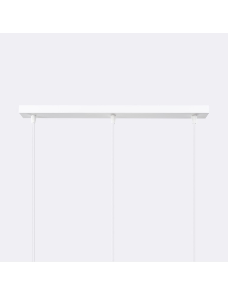 Pendant lamps on a strip - Sollux BRINA 3L pendant lamp white SL.1333 - product kolory-swiatla.pl 6
