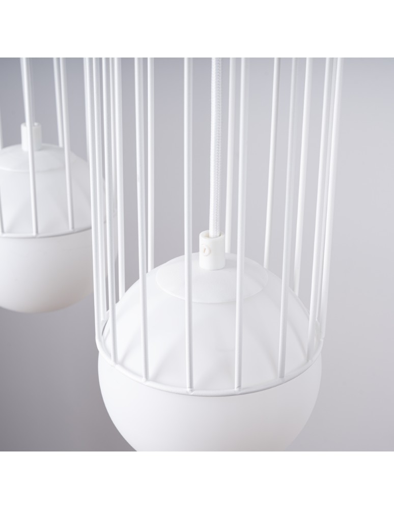 Pendant lamps on a strip - Sollux BRINA 3L pendant lamp white SL.1333 - product kolory-swiatla.pl 11