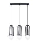 Pendant lamps on a strip - Sollux BRINA 3L pendant lamp black SL.1334 - product 1