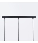 Pendant lamps on a strip - Sollux BRINA 3L pendant lamp black SL.1334 - product 9
