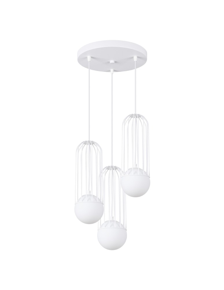 Pendant lamps - Sollux BRINA 3P pendant lamp white SL.1335 - product kolory-swiatla.pl 1
