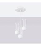 Pendant lamps - Sollux BRINA 3P pendant lamp white SL.1335 - product 2