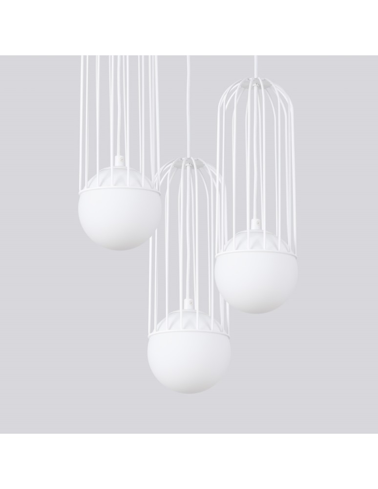 Pendant lamps - Sollux BRINA 3P pendant lamp white SL.1335 - product kolory-swiatla.pl 4
