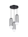 Sollux BRINA 3P pendant lamp black SL.1336