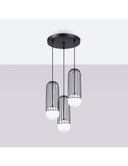 Sollux Lampa wisząca BRINA 3P czarna SL.1336 - produkt 2