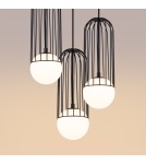 Pendant lamps - Sollux BRINA 3P pendant lamp black SL.1336 - product 5