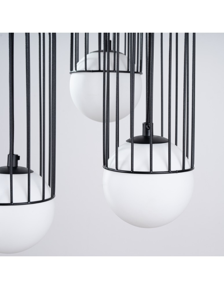 Pendant lamps - Sollux BRINA 3P pendant lamp black SL.1336 - product kolory-swiatla.pl 8