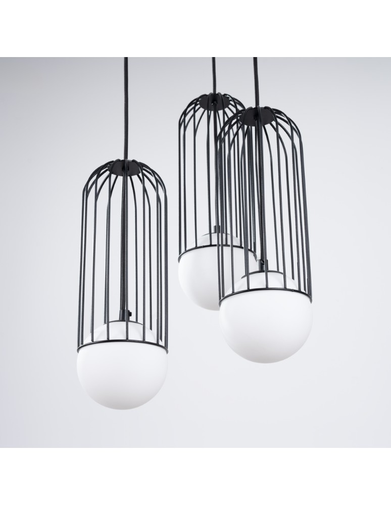 Pendant lamps - Sollux BRINA 3P pendant lamp black SL.1336 - product kolory-swiatla.pl 9
