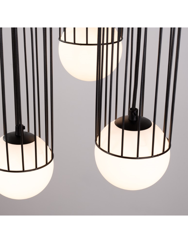 Pendant lamps - Sollux BRINA 3P pendant lamp black SL.1336 - product kolory-swiatla.pl 11