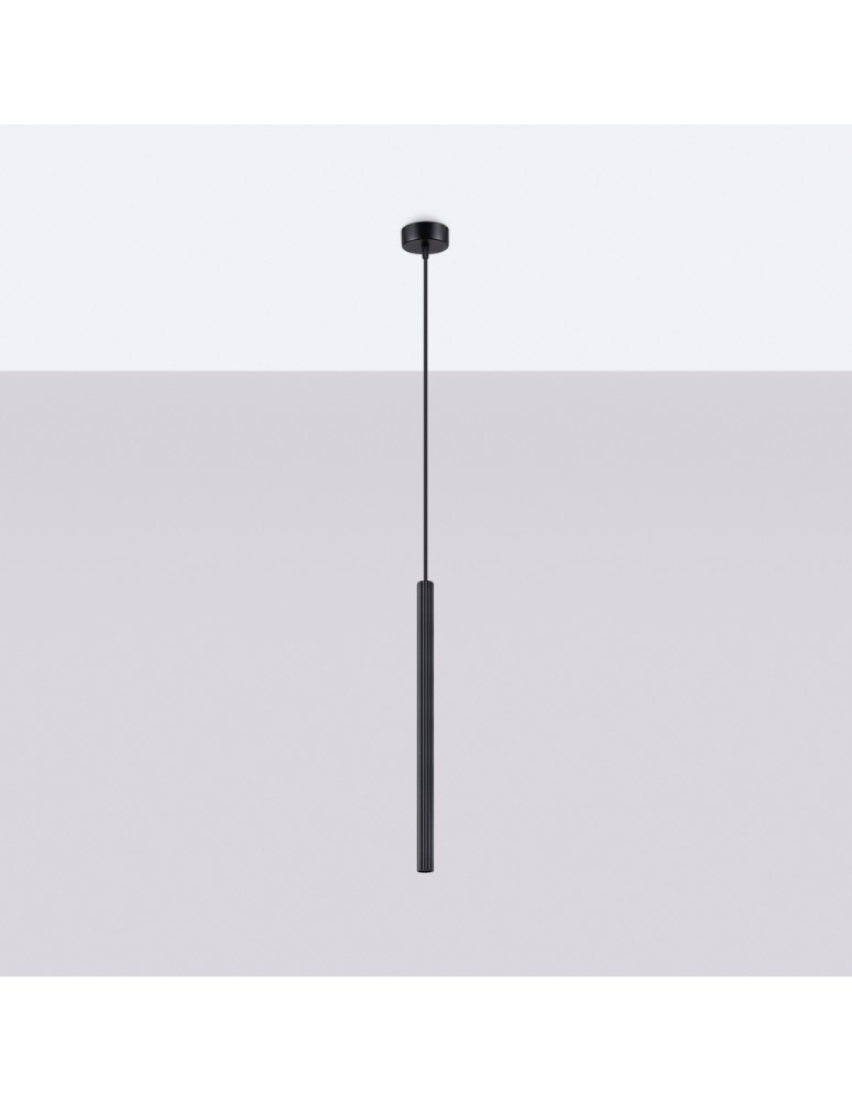 Pendant lamps - Sollux ARCHE 1 pendant lamp black SL.1338 - product kolory-swiatla.pl 2