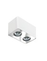 Azzardo NINO 2 WHITE/CHROM 2xGU10 Natynkowa Biały/Chrom AZ0737