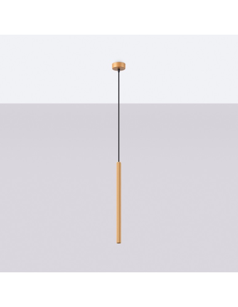 Pendant lamps - Sollux ARCHE 1 gold pendant lamp SL.1339 - product kolory-swiatla.pl 2