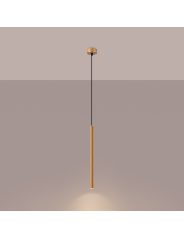 Pendant lamps - Sollux ARCHE 1 gold pendant lamp SL.1339 - product kolory-swiatla.pl 3